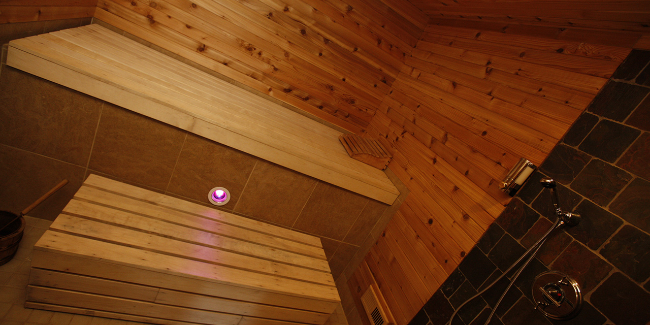 Massage and sauna room
